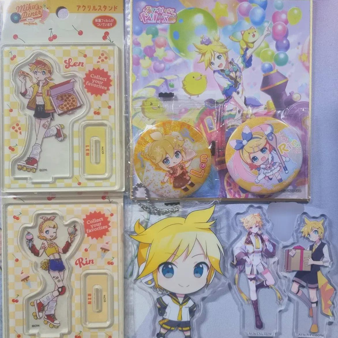 

Kagamine Rin Ren Acrylic Stand Can Badge Colored Paper Bulk Sell Vocaloid Bokaro