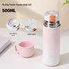New Home Dual-Use Insulated Stainless Steel Children's Cup 316: Stylish, Portable, Bouncing Lid