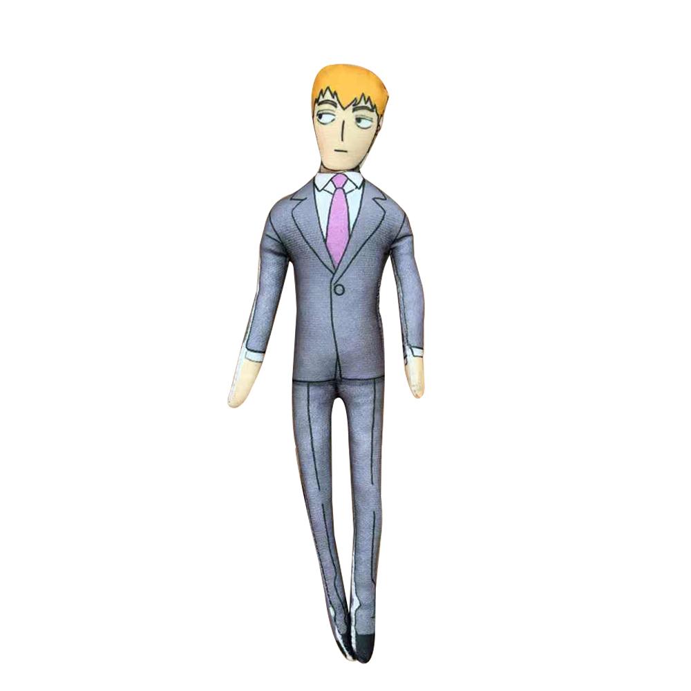Anime Kageyama Shigeo Reigen Arataka Pliušinis Kageyama Shigeo Pliušiniai Žaislai Lėlė Plona Besisukanti Figūra Kimšti Žaislai Kambario Dekoracija