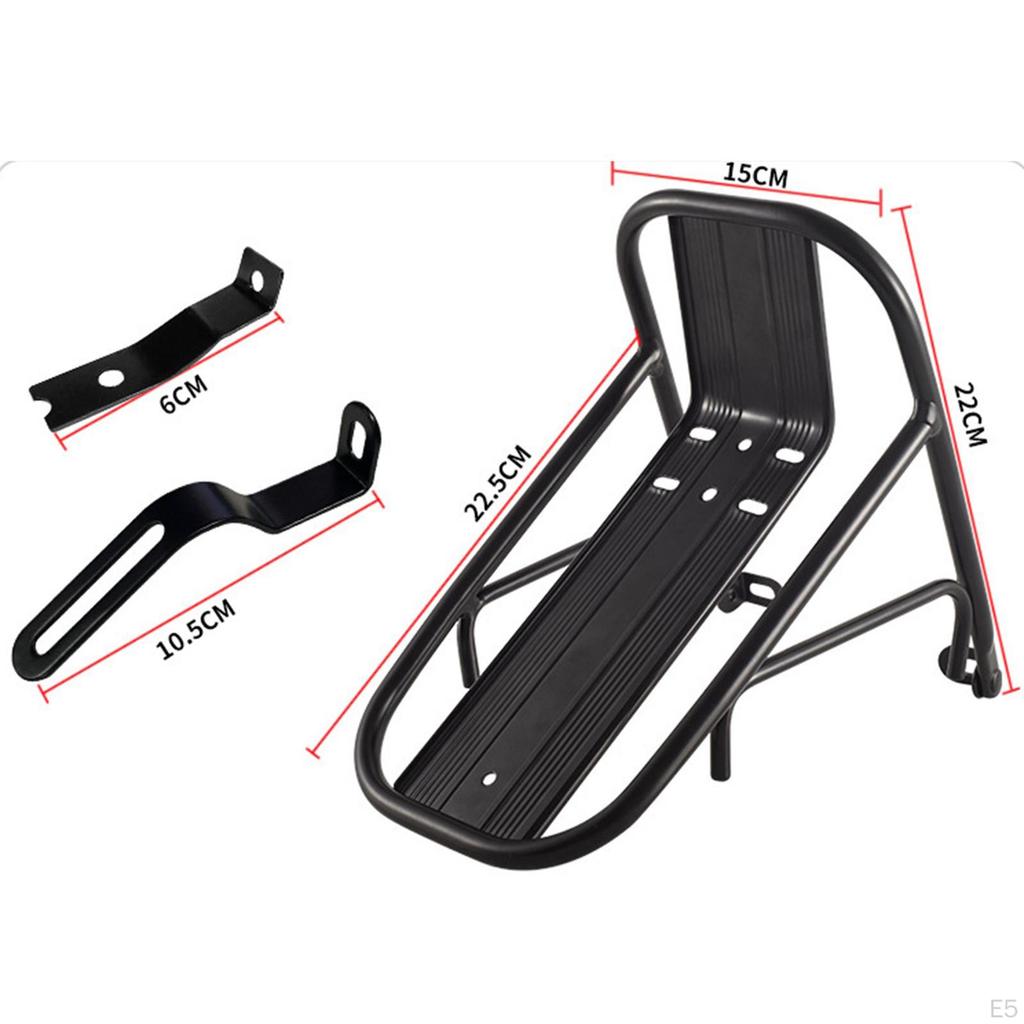 Cargo Rack, Front Fork Carrier, Luggage Shelf for Cycling