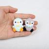 Cartoon Penguin Doll Crochet Keychain Handmake Knitted Mini Penguin Keychain For Car Keys Pendant Cute Animal Doll Keyring Gifts