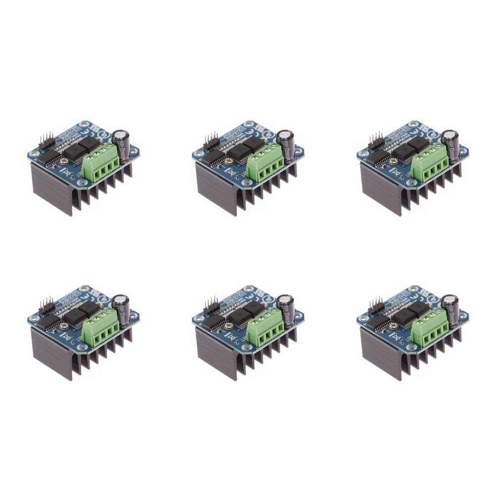 

- Doppeltes BTS7960-Hochleistungsmotortreibermodul mit 43 A H-Brücke-Strombegren