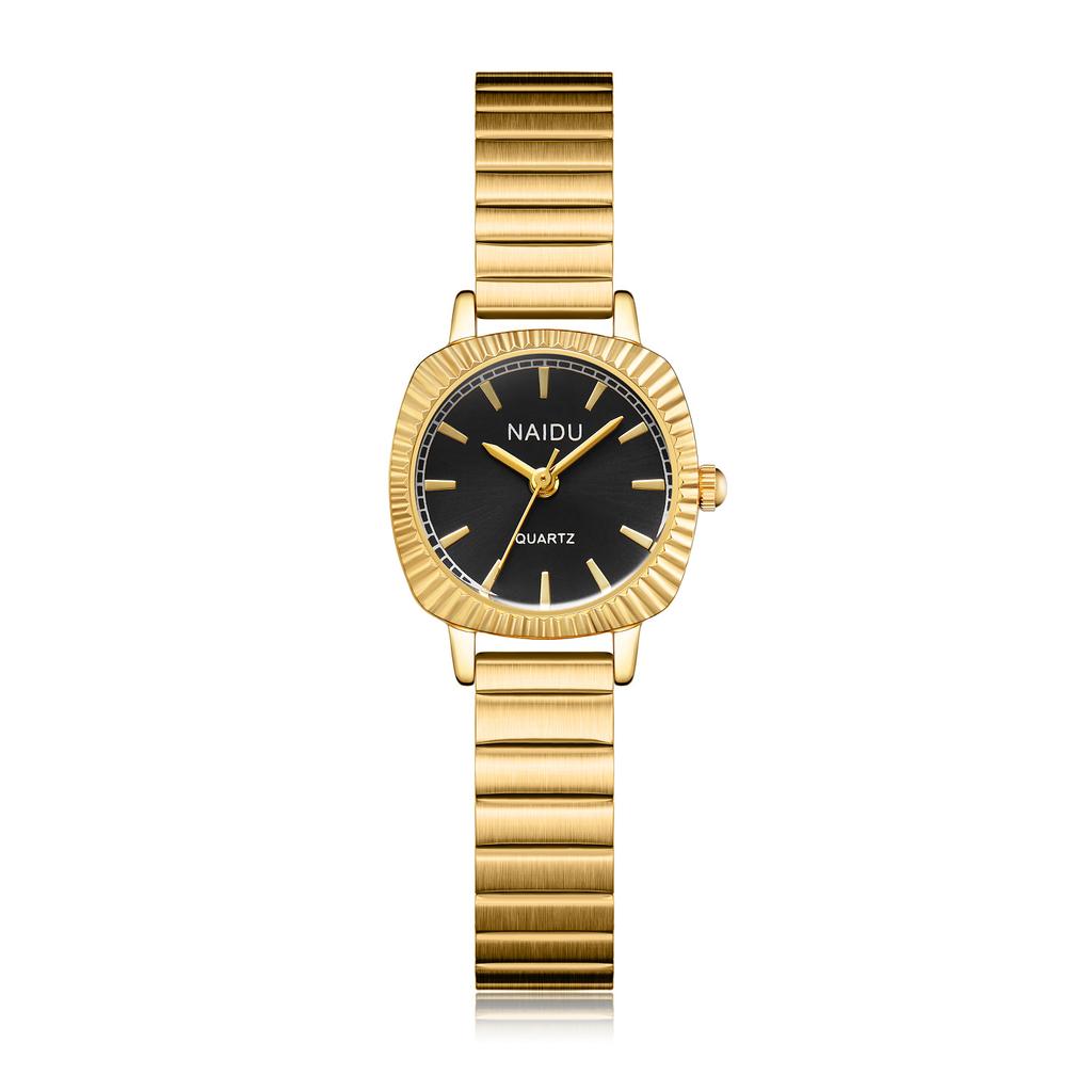 Watch Niche Small Gold Medieval Women'S And Women'S Watches High Fashion Retro Quartz Steel Belt
