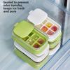 Easy Release Ice Cube Maker 8 Grid Ice Molds Storage Box Creative Ice Freezer  For Cocktail