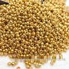 Gold & Silver Glass Seed Beads for DIY: 1.5mm, 2mm, 3mm - Perfect for Handmade Bracelets, Necklaces, and Earrings.