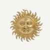 Ashtadhatu Mix Brass Made Wall Hanging Sun Idol, Surya Narayan Idol - 7 Cm