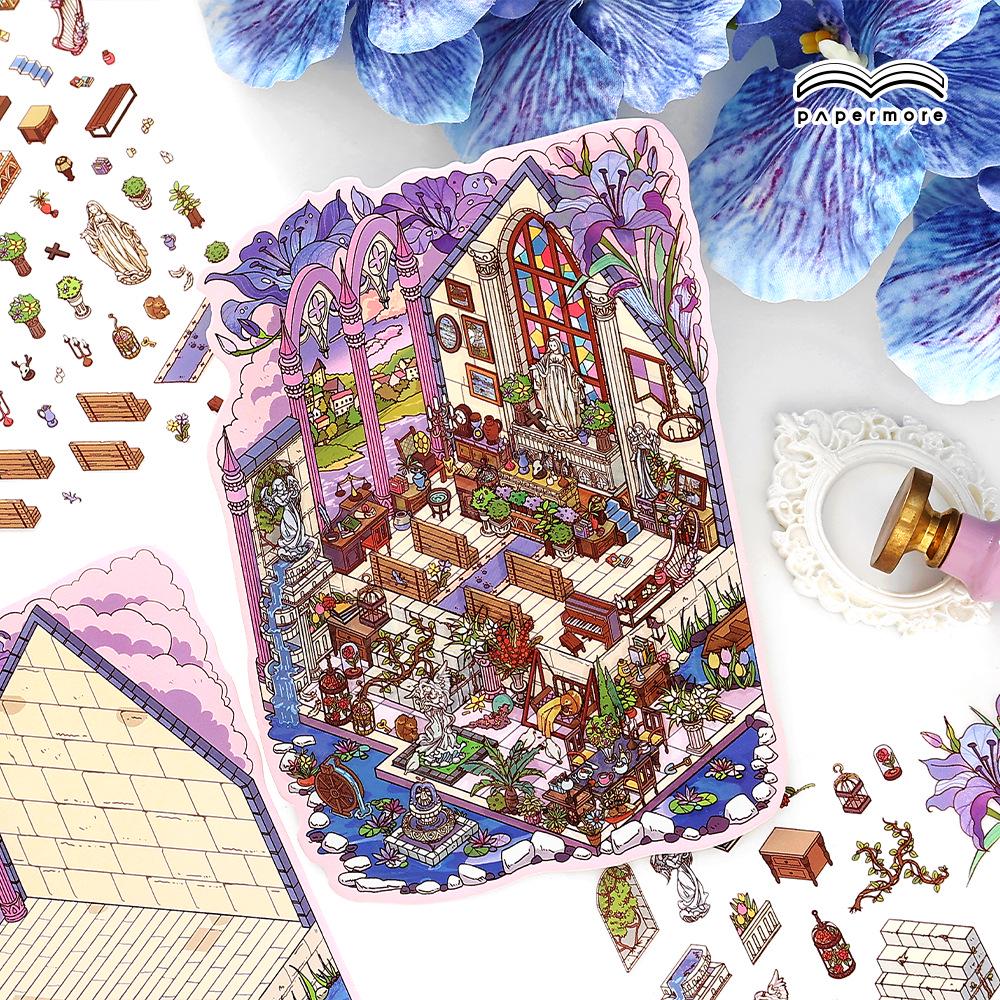Jiji PaperMore 5th Series 2.5D Scenery Journal Stickers