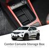 For Dacia Spring 2021-2023 Center Console Storage Box Central Armrest Tray Cup Holder Car Accessories Organizer Tidying