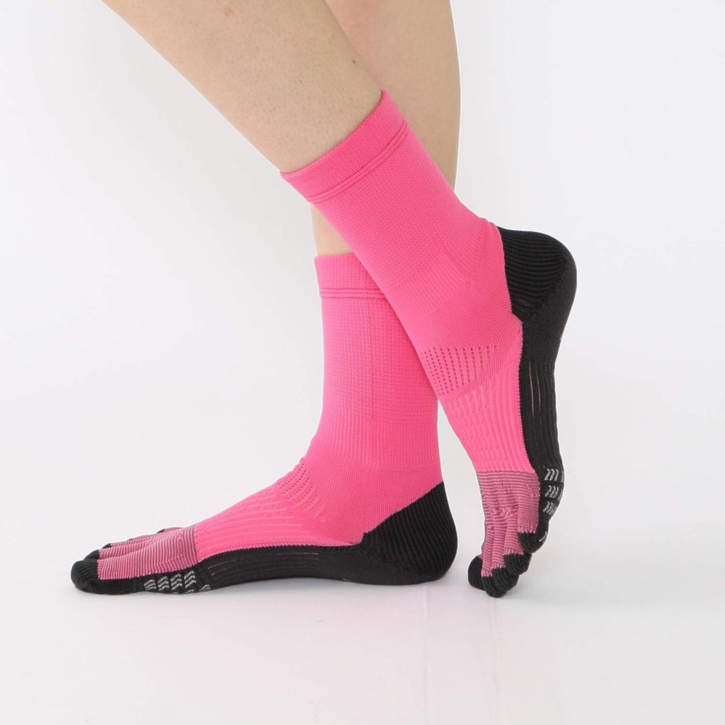 Tabio Football Sizes Sarashi Five-Toe Socks, 25-27cm,