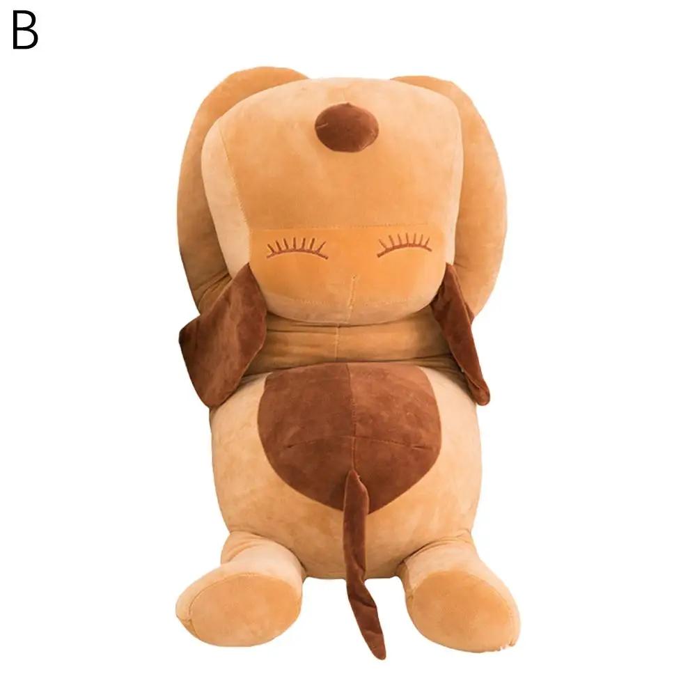 

Papa Dog Plush Toy Girl Doll Sleeping Pillow Cute Dog Sleeping Gift Cotton Comfortable Doll Birthday PP Companio Super Soft B2R3 коричневый