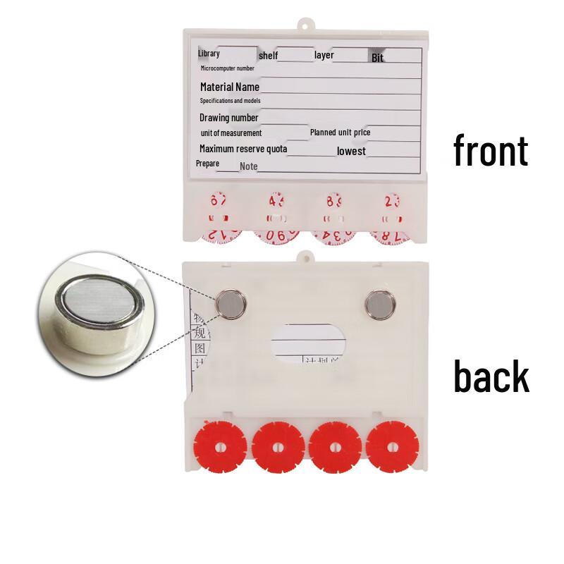 Sushic RX238 Magnetic Rotating Counter & Label