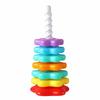 Rainbow Colored Spinning Stacking Toys Stacking Puzzle Baby Stacking Puzzle  Kids Gift