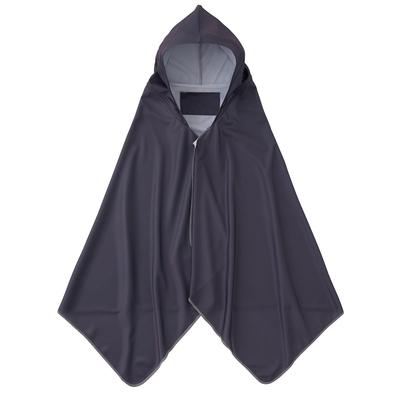 Cooler Poncho, Gray, 34205219. Cooling Towel, Cooling, Heat Protection, Absorbent, Quick-Drying, Large Sports Towel, Poncho, Sports