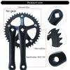 Aluminum Alloys Cranks Suit Durability Bike Crankset Bottom Brackets Cranks for Mountain Biking Event