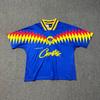 European and American High Street Trendy Brand Alcatraz Sports Short-sleeved T-shirt Football Uniform Breathable Polo Shirt Couple Outfit