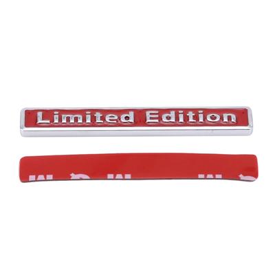 3D Chrome Metal Sticker Car Accessories Sticker Limited Edition Badge Car Decal