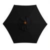 Umbrella Replacement Canopy Polyester 2M 6Ribs Outdoor Patio Umbrella Top Cover for Market Home