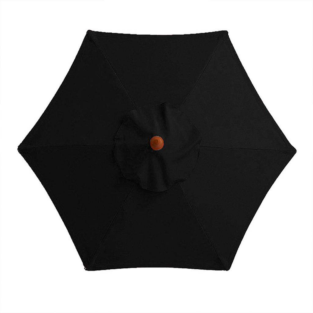 Umbrella Replacement Canopy Polyester 2M 6Ribs Outdoor Patio Umbrella Top Cover for Market Home