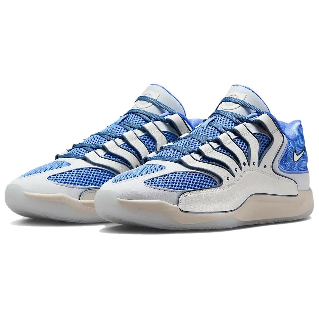 Nike KD 18 EP Versatile Comfortable Durable Breathable Low-Top Basketball Shoes Men Sneaker Blue White HV1991-401