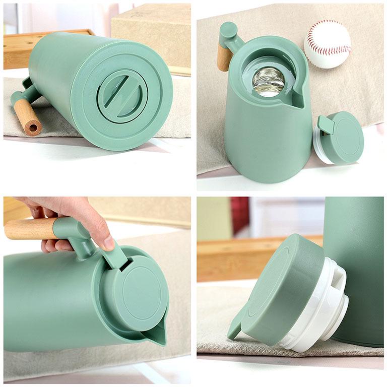 Isolierkessel mit großem Fassungsvermögen, Holzgriff und intelligenter Temperaturregelung