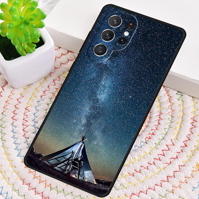 Camping Nature Mountain soft Phone Case for Samsung Galaxy note 10 pro S26 Ultra S23 S24 FE S25 S21 S22 PLUS shockproof Cove