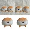 Cute Ins Style Mini Bun Plush Keychain Soft And Squishy Backpack Accessory For Kids