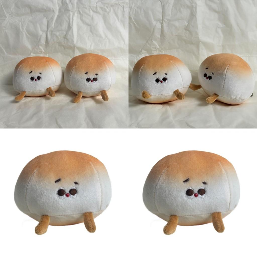 Cute Ins Style Mini Bun Plush Keychain Soft And Squishy Backpack Accessory For Kids