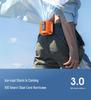 Portable High-Speed Hanging Waist Fan with Long Battery Life for Outdoor and Construction Use