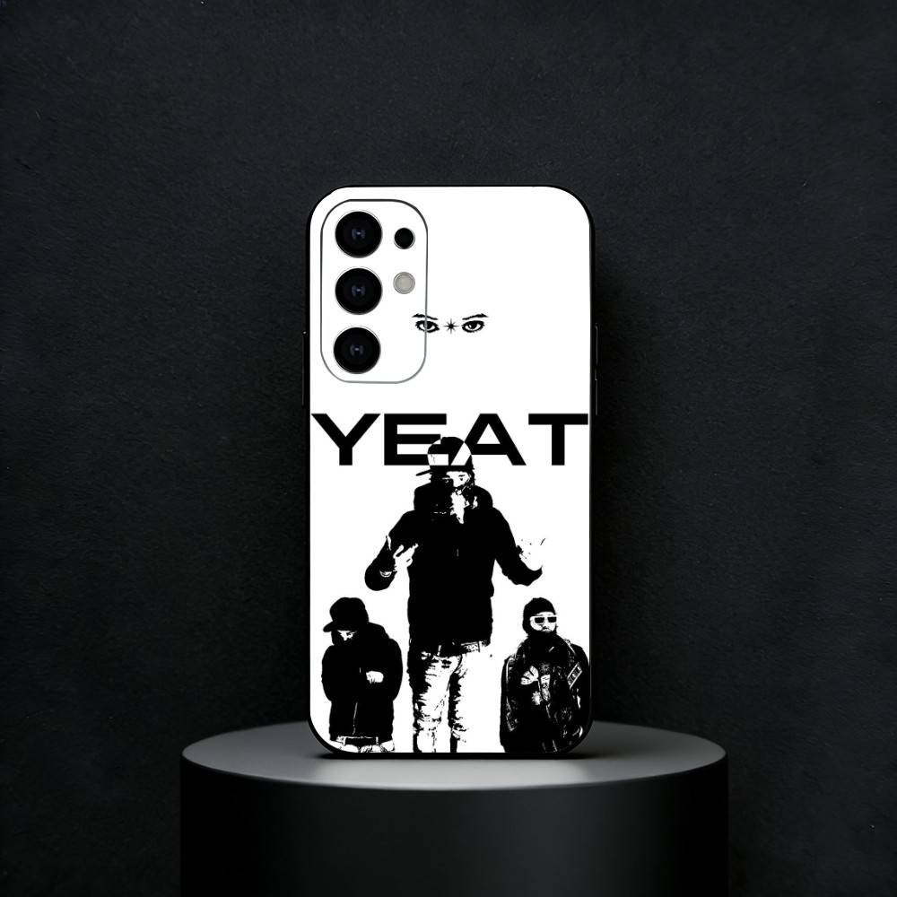 Yeat Rapper AfterLyfe Phone Case For Samsung S25,S24,S23,S22,S21,S20,Ultra,Plus,FE Black Soft Cover