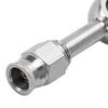 AN3 Standard Brake Line Quick Link Fitting Strong Aluminum Stress Brake Hose Fitting for Enhanced Motorcycle Safety