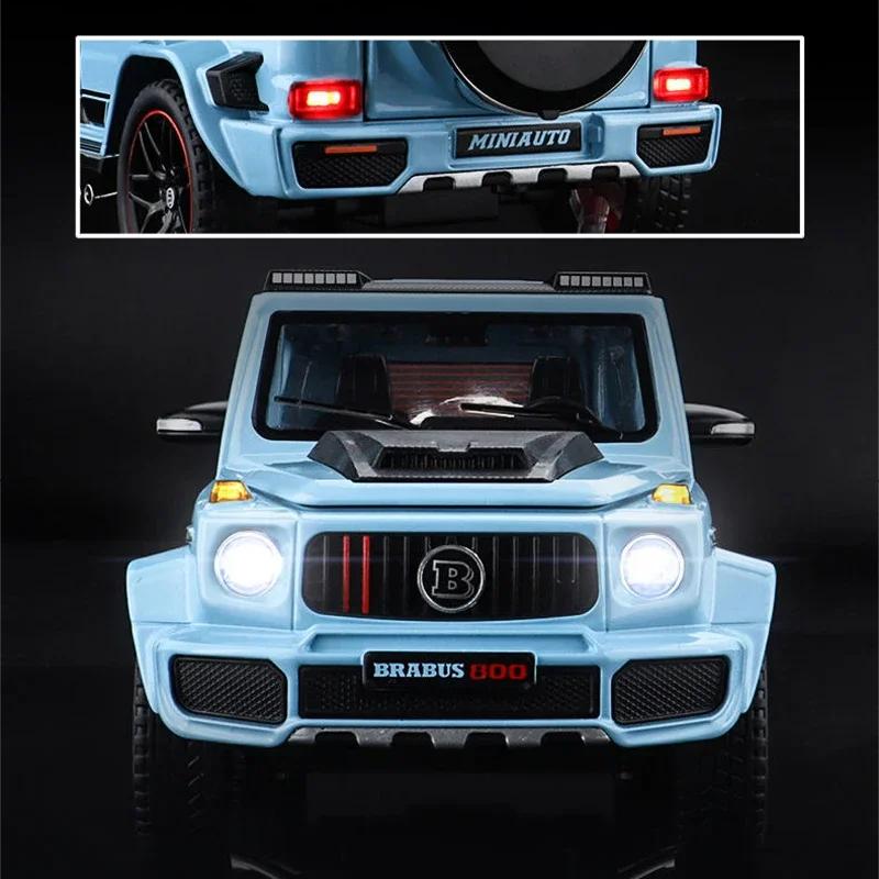 1:24 G800 High Simulation Diecast Metal Alloy Model car Sound Light Pull Back Collection Kids Toy Gift