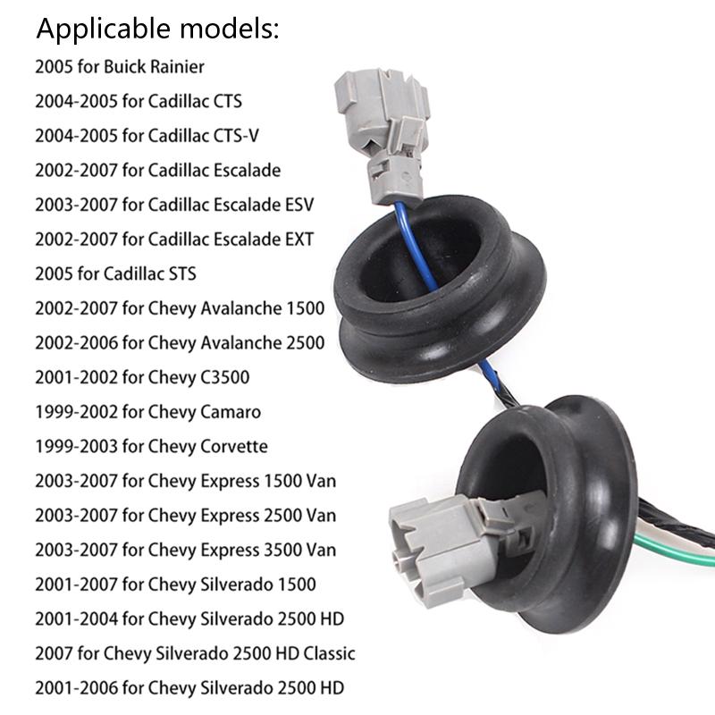 12589867 Knock Sensors with Wiring Harness Kit for 1 6 LQ9 4.8L 5.3L 6.0L 8.1L