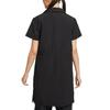 Nike Sportswear Everything Wovens Fashion Simple Beautiful Trendy Short Sleeve Dress Women Dresses Black HJ1145-010