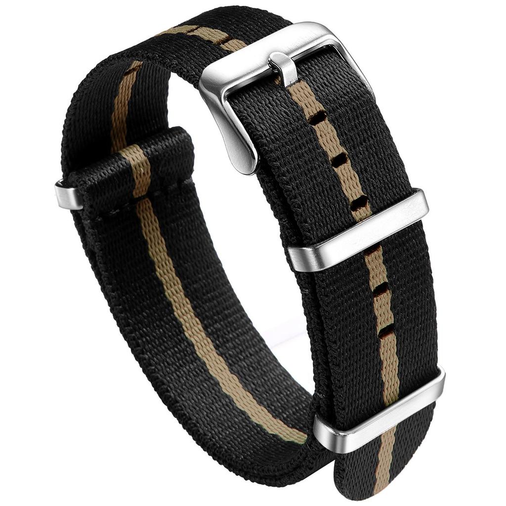 Timeless Twill Nylon Multi-color Strap - Waterproof, Lightweight & Durable 20mm/22mm Universal Fit