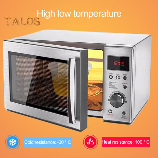 20Pcs Food Storage Box with Airtight Lid Round Clear Food Grade BPA-Free Freezer Microwave Safe Meal Prep Deli Takeaway Food Packing Container