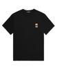 VANNWORKS Mini Sitting Bear Oversized Short Sleeve T-Shirt (Vndts215) Black