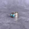 Natural Turquoise ring bohemian statement ring for women Sterling silver handmade ring Turquoise gemstone ring Unique Gifts