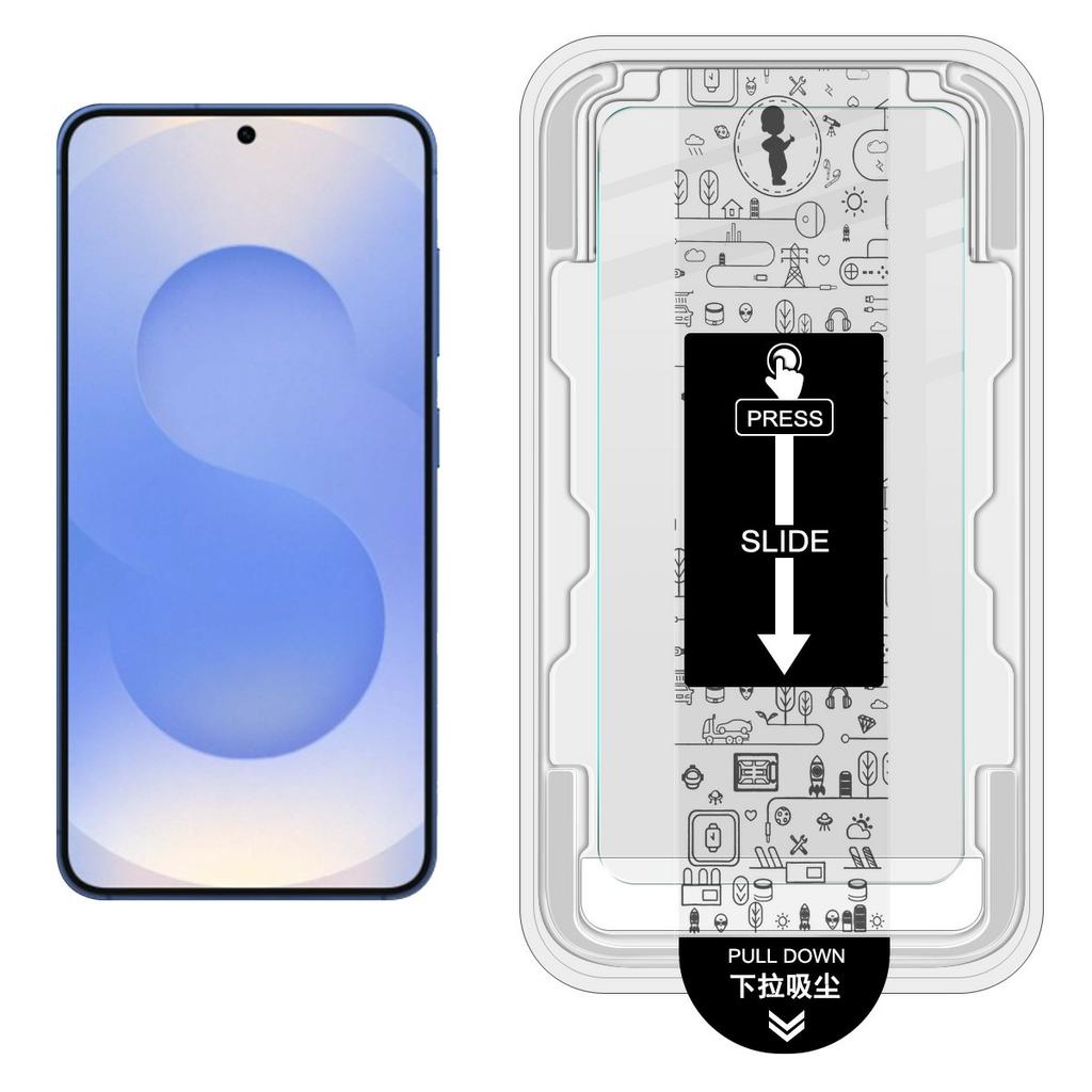 IMAK H Series For Samsung Galaxy S24 FE Tempered Glass Screen Protector Dust-free Installation Film (Fingerprint Unlock)