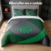 Real Betis Football Design Bed Bedding Set 1 Duvet Cover + 2 Pillowcases Soft Breathable Household Bed Linens