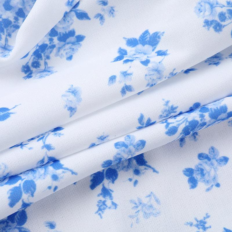 Autumn Women's Hip Dress Fashion Ethos Slim-fit Print Top A-swing Dress