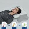 Ergonomic Butterfly Pillow, Slow Rebound Pillow Core, Improve Stiff Neck Pain