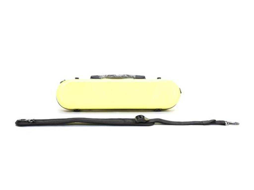 C.C. Shiny Flute Case Pastel Yellow CC2-FL-PY