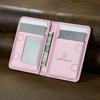Leather PU Mobile Phone Magnetic Card Holder Card Holder Magnetic Ring