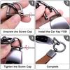 Wisdompro Car Key Chain, Genuine Leather, Car Key Chain, Lost