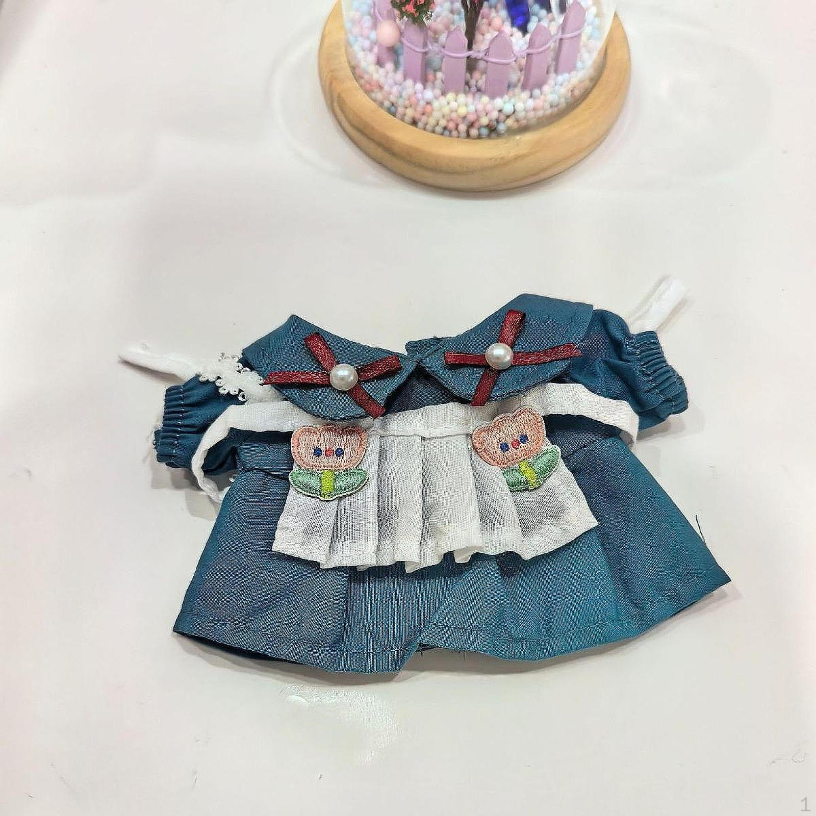 

Кукольный наряд для роли горничной с фартуком, создайте свою собственную куклу 5.91 Утка зелёный