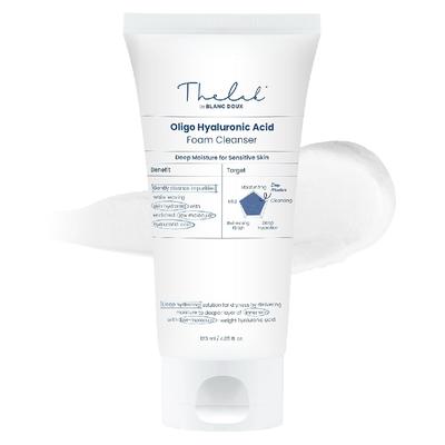 THE LAB by blanc doux Blanc Doux Oligo Hyaluronsäure Gesichtstäglich Sanft Tiefenreinigender Schaum 120ml/ Sub-Säuerlicher PH Weiches Finish Feuchtigkeitsspendend Pflanzlich