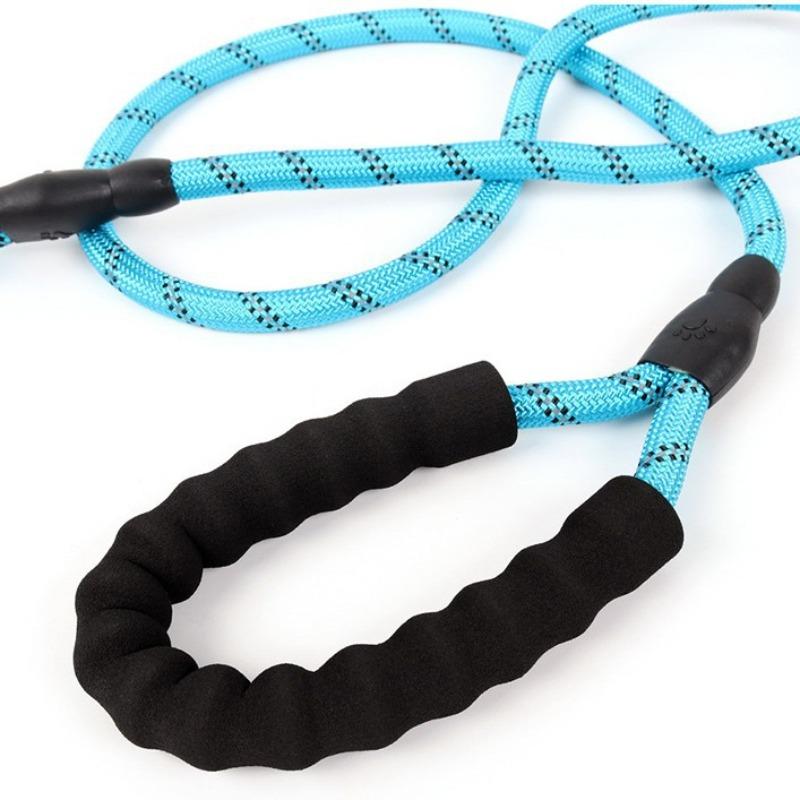 Extended Night Reflective Dog Leash, Foam Handle, Dog Leash, Dog Food, Dog Walking Leash, Pet Supplies