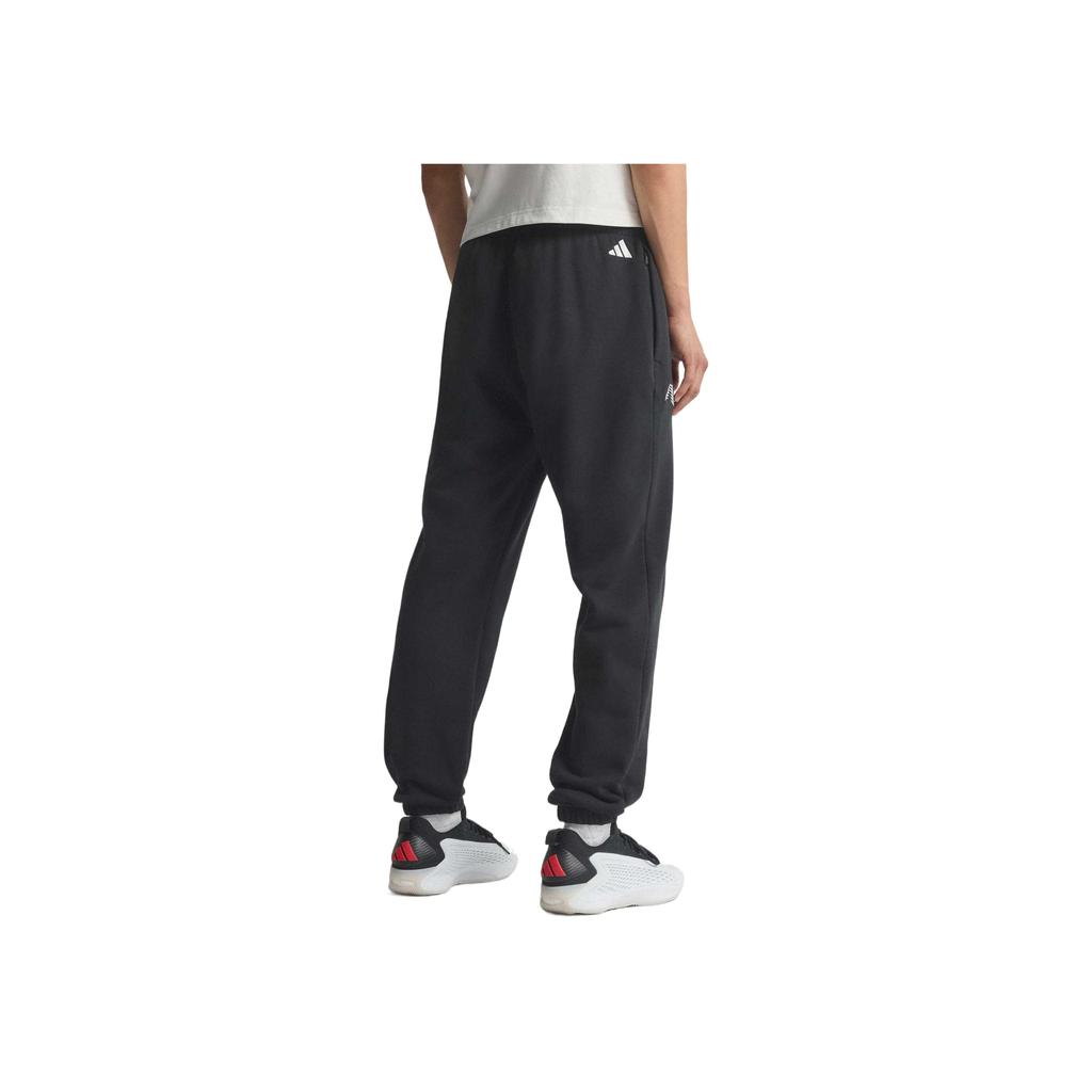 Adidas Anthony Edwards Lace-Up Simple Solid Color Cuffed Basketball Pants Men pants JW4295