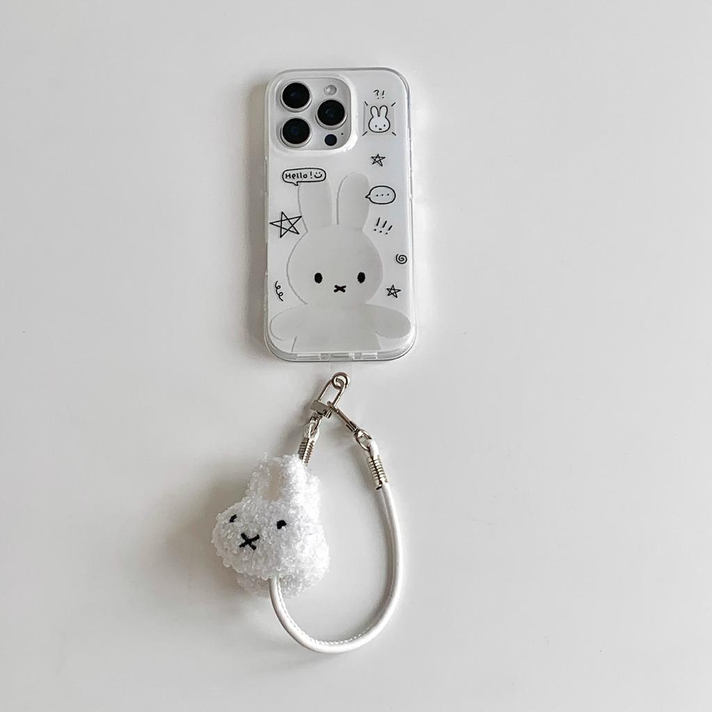 Silent Rabbit for Apple 17promax Mobile Phone Case 14 for IPhone13/16 Soft Glue 12/78pXR/xs