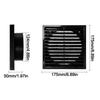 Square Air Vent Grille Cover 4/5/6/8In Duct Vent Cover Ventilation Grille  Ventilation Accessories